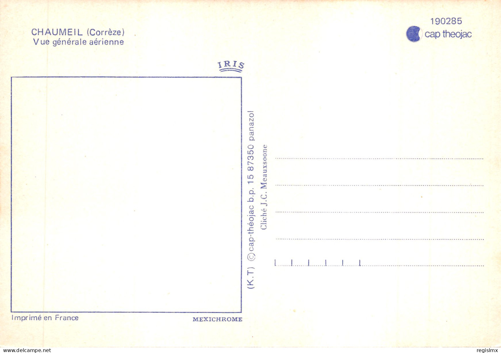 19-CHAUMEIL-N°T567-A/0355 - Other & Unclassified