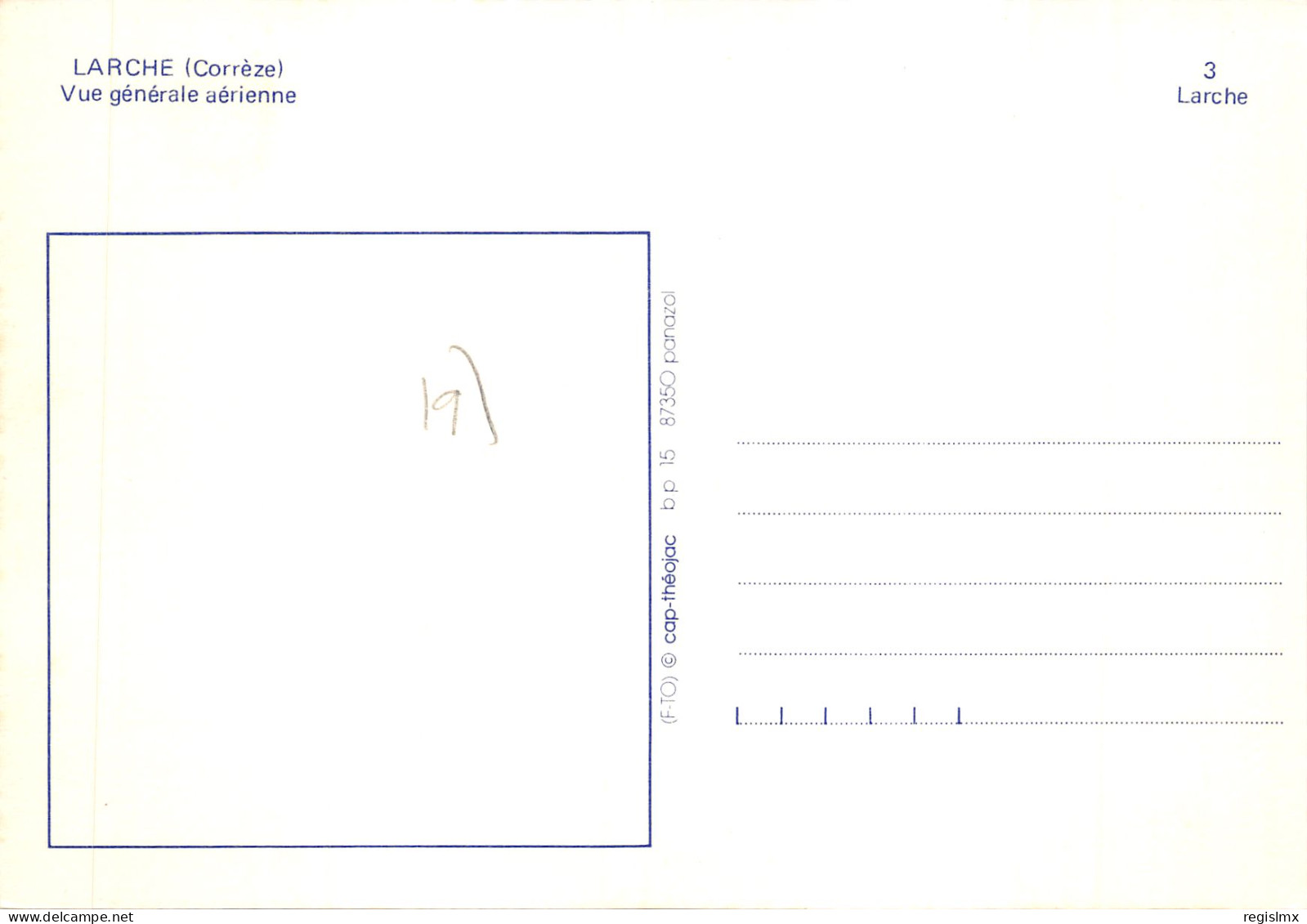 19-LARCHE-N°T567-A/0321 - Andere & Zonder Classificatie