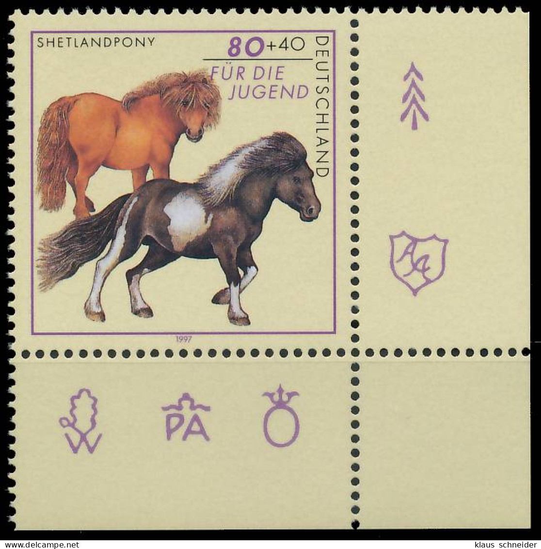 BRD BUND 1997 Nr 1921 Postfrisch ECKE-URE X565CA2 - Unused Stamps