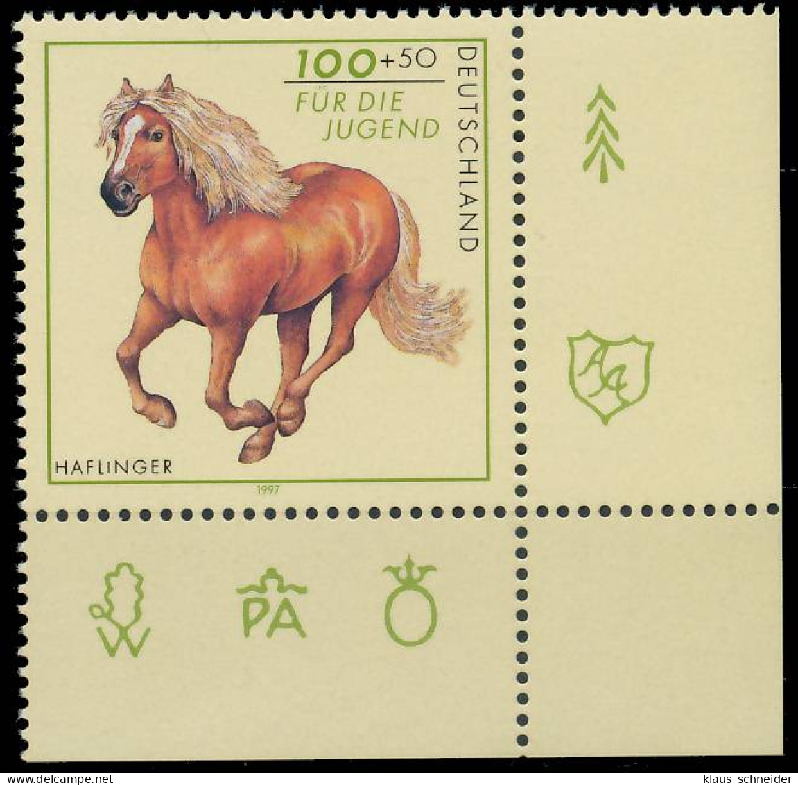 BRD BUND 1997 Nr 1923 Postfrisch ECKE-URE X565CBA - Unused Stamps