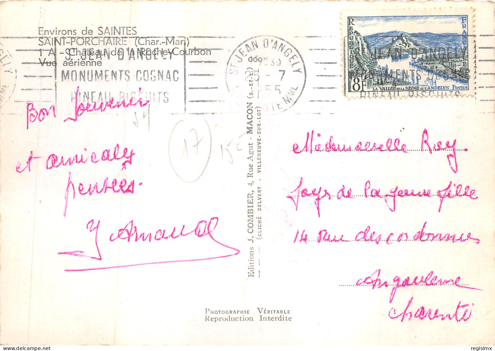 17-SAINT PORCHAIRE-N°T566-D/0387 - Other & Unclassified