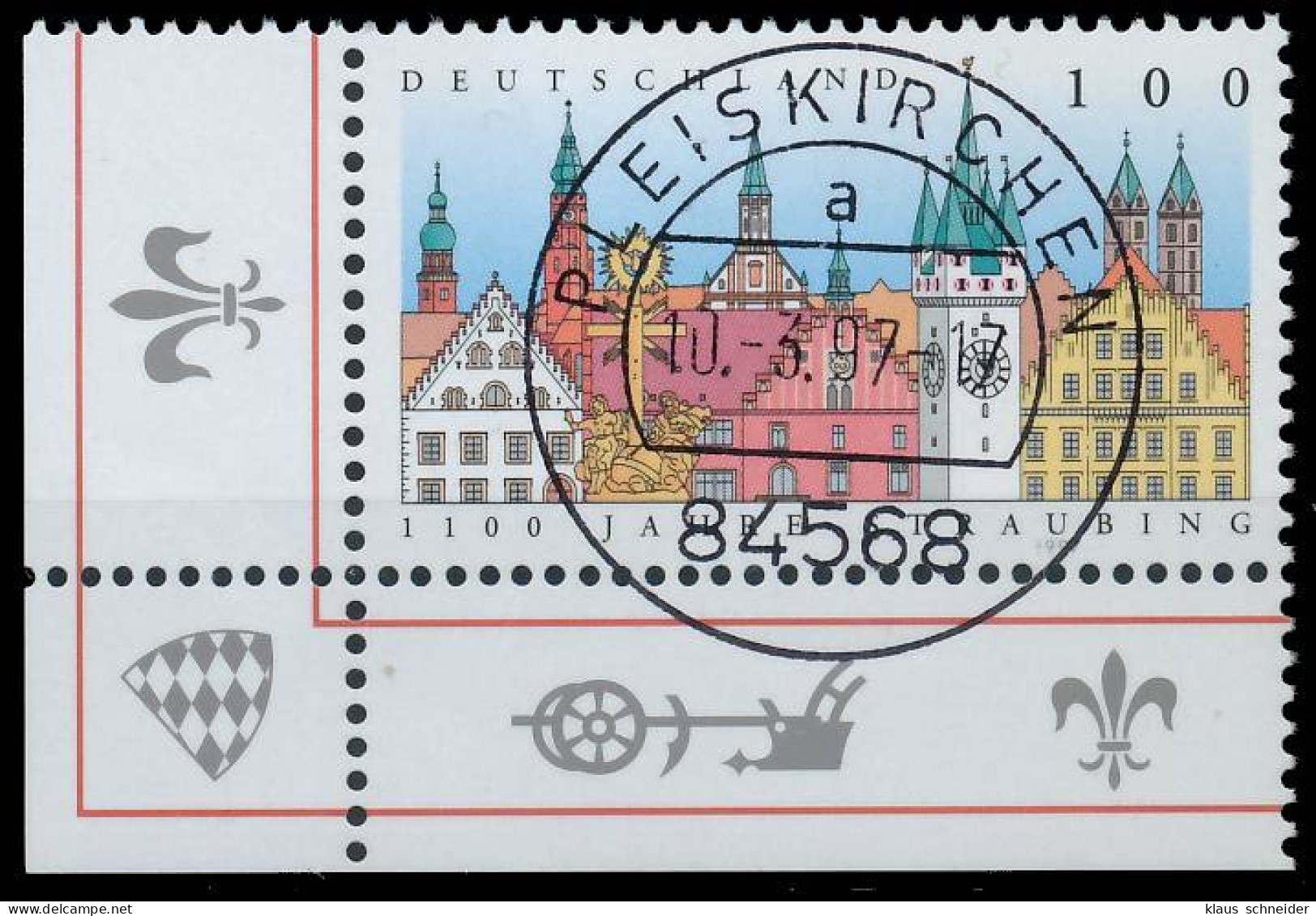 BRD BUND 1997 Nr 1910 Zentrisch Gestempelt ECKE-ULI X565DB2 - Used Stamps