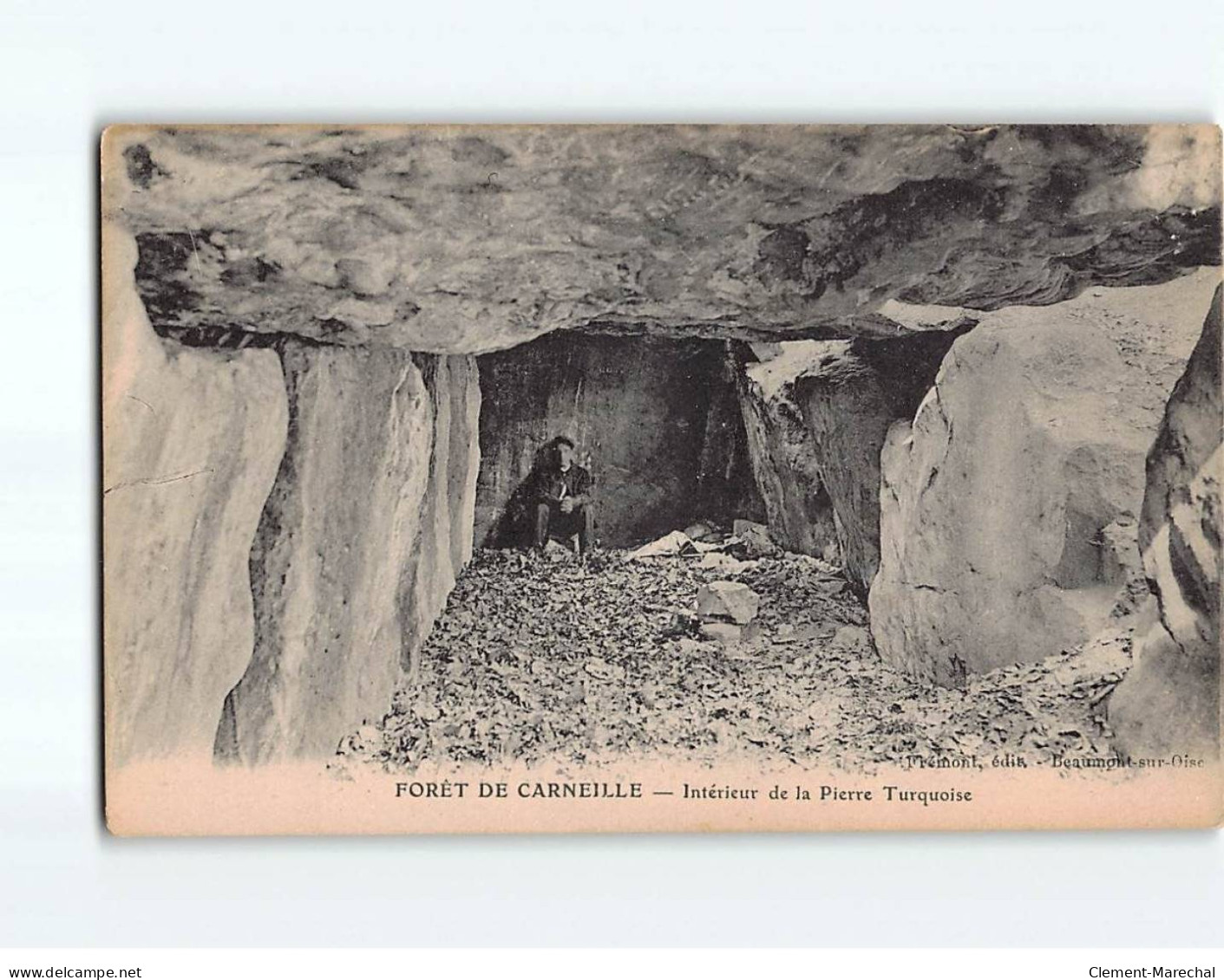 Forêt De Carneille : Intérieur De La Pierre Turquoise - Très Bon état - Andere & Zonder Classificatie