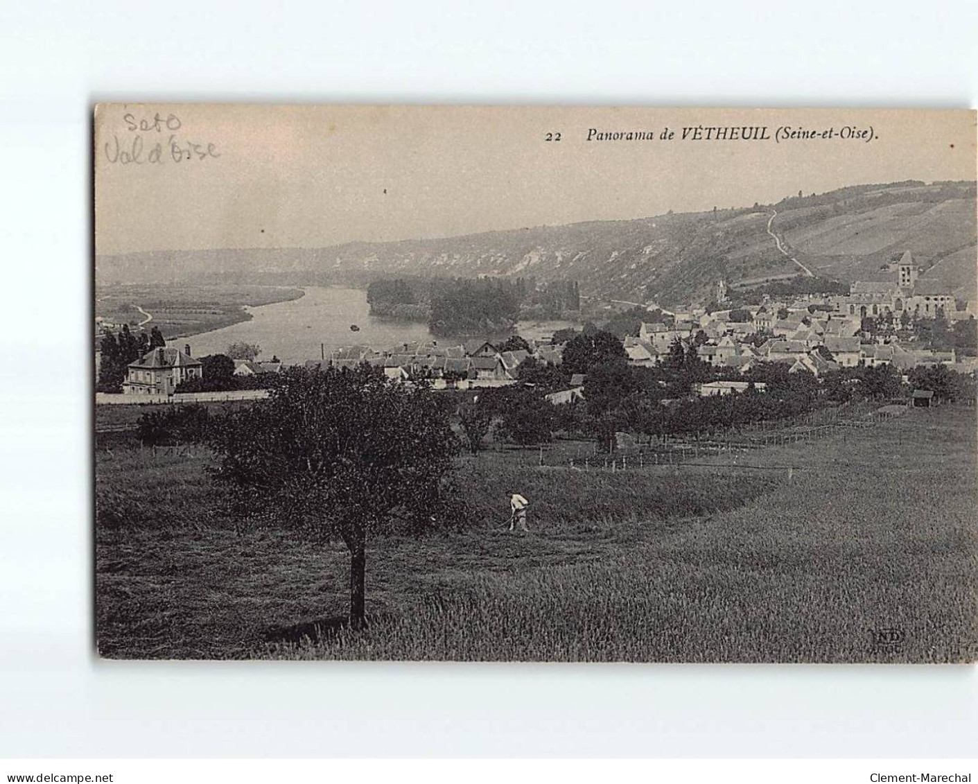 VETHEUIL : Panorama - Très Bon état - Vetheuil