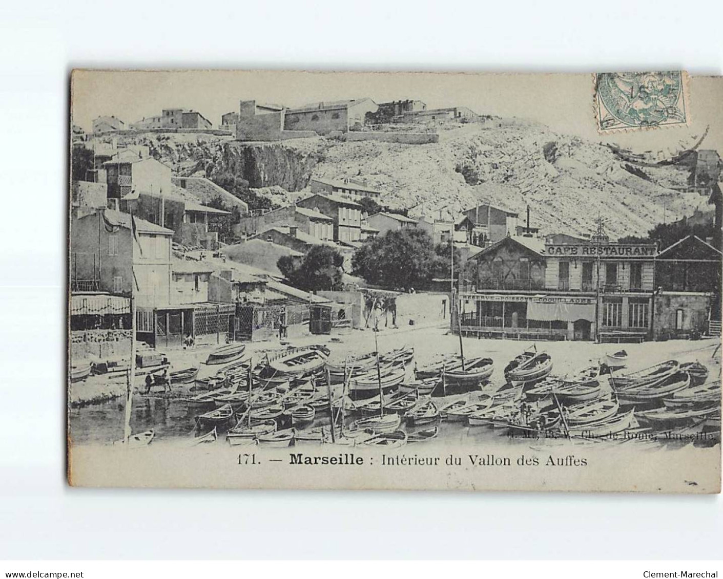 MARSEILLE : Intérieur Du Vallon Des Auffes - Très Bon état - Non Classés