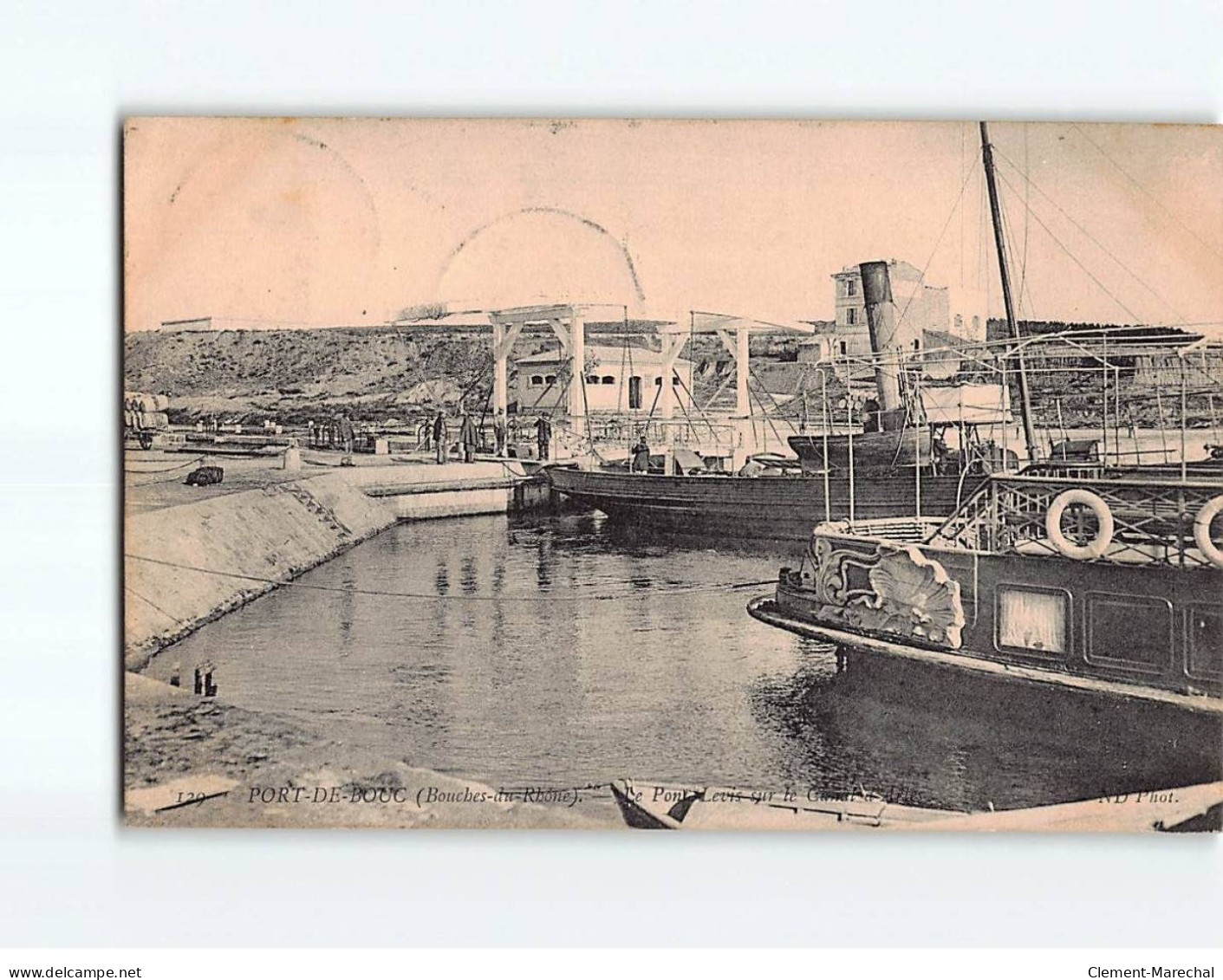 PORT DE BOUC : Le Pont Levis Sur Le Canal - Très Bon état - Sonstige & Ohne Zuordnung