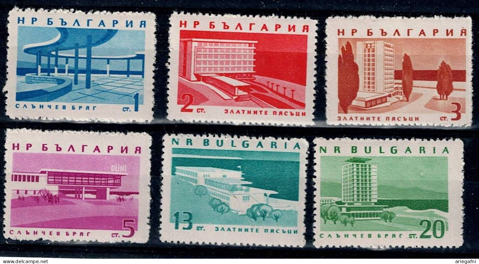 BULGARIA 1963 LANDSCHAFTEN MI No 1368-73 MNH VF!! - Ungebraucht