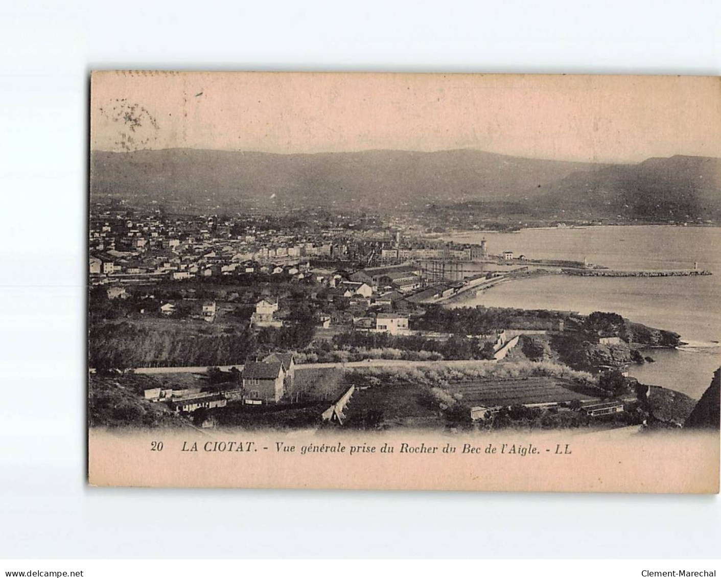 LA CIOTAT : Vue Générale Prise Du Rochet Du Bec De L'Aigle - Très Bon état - La Ciotat