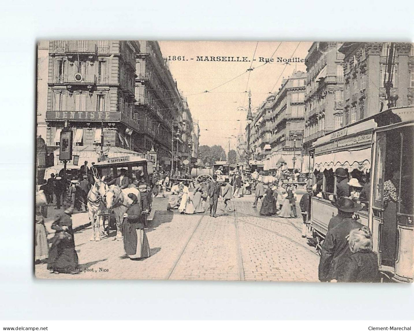 MARSEILLE : Rue Noailles - état - Non Classés