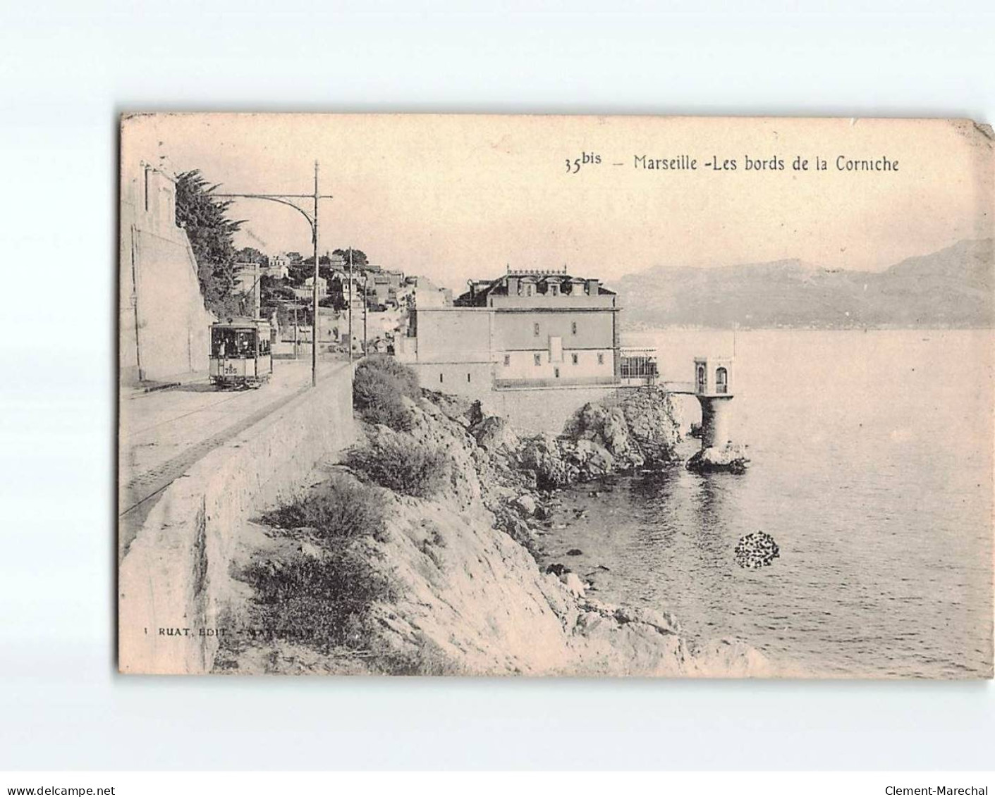 MARSEILLE : Les Bords De La Corniche - état - Unclassified