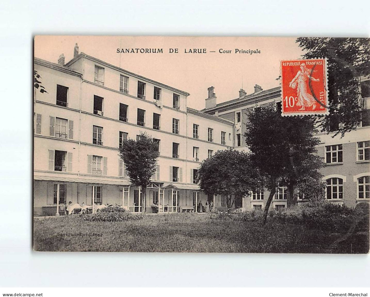Sanatorium De LARUE, Cour Principale - Très Bon état - Andere & Zonder Classificatie