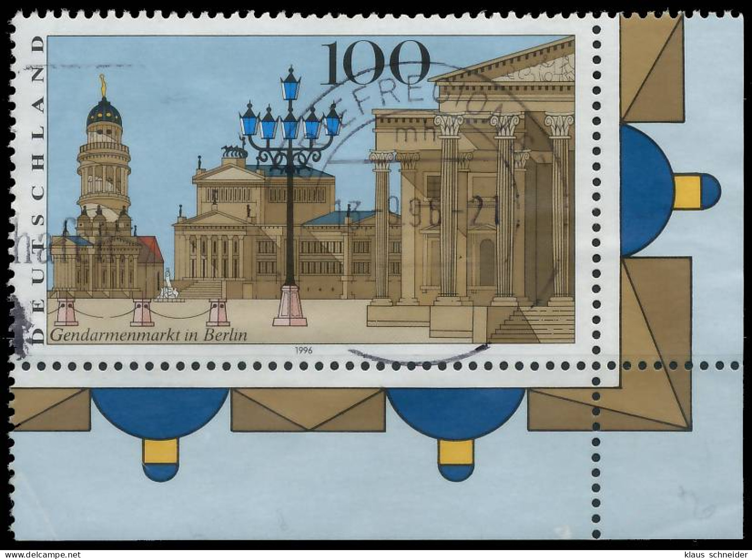 BRD BUND 1996 Nr 1877 Gestempelt ECKE-URE X565F6A - Used Stamps