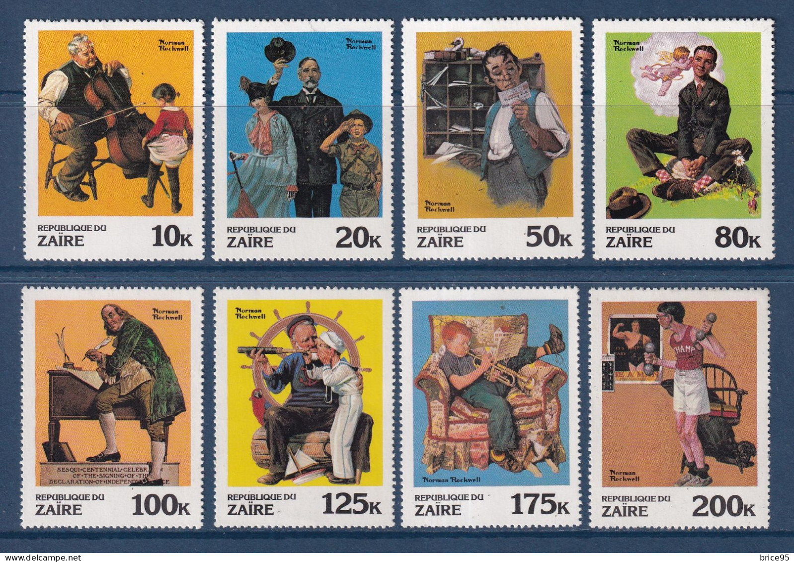 Zaïre - YT N° 1029 à 1036 ** - Neuf Sans Charnière - 1981 - Nuevos