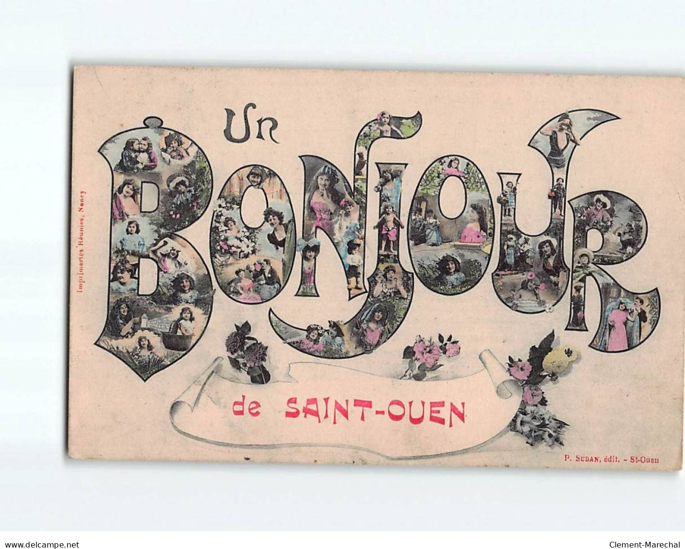 SAINT OUEN : Carte Souvenir - Très Bon état - Saint Ouen