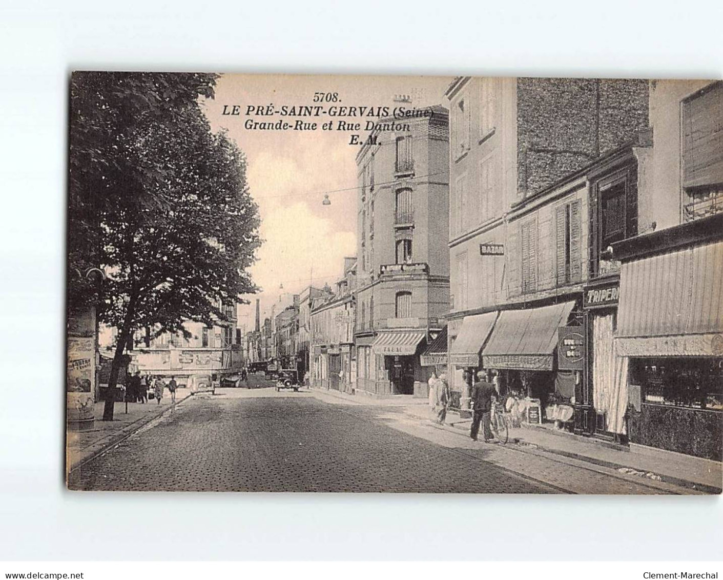 PRE SAINT GERVAIS : Grande Rue Et Rue Danton - Très Bon état - Andere & Zonder Classificatie