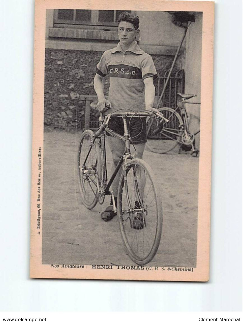 Nos Amateurs, Le Cycliste Henri Thomas - Très Bon état - Altri & Non Classificati