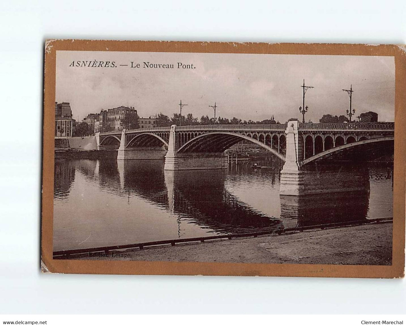 ASNIERES : Le Nouveau Pont - état - Asnieres Sur Seine