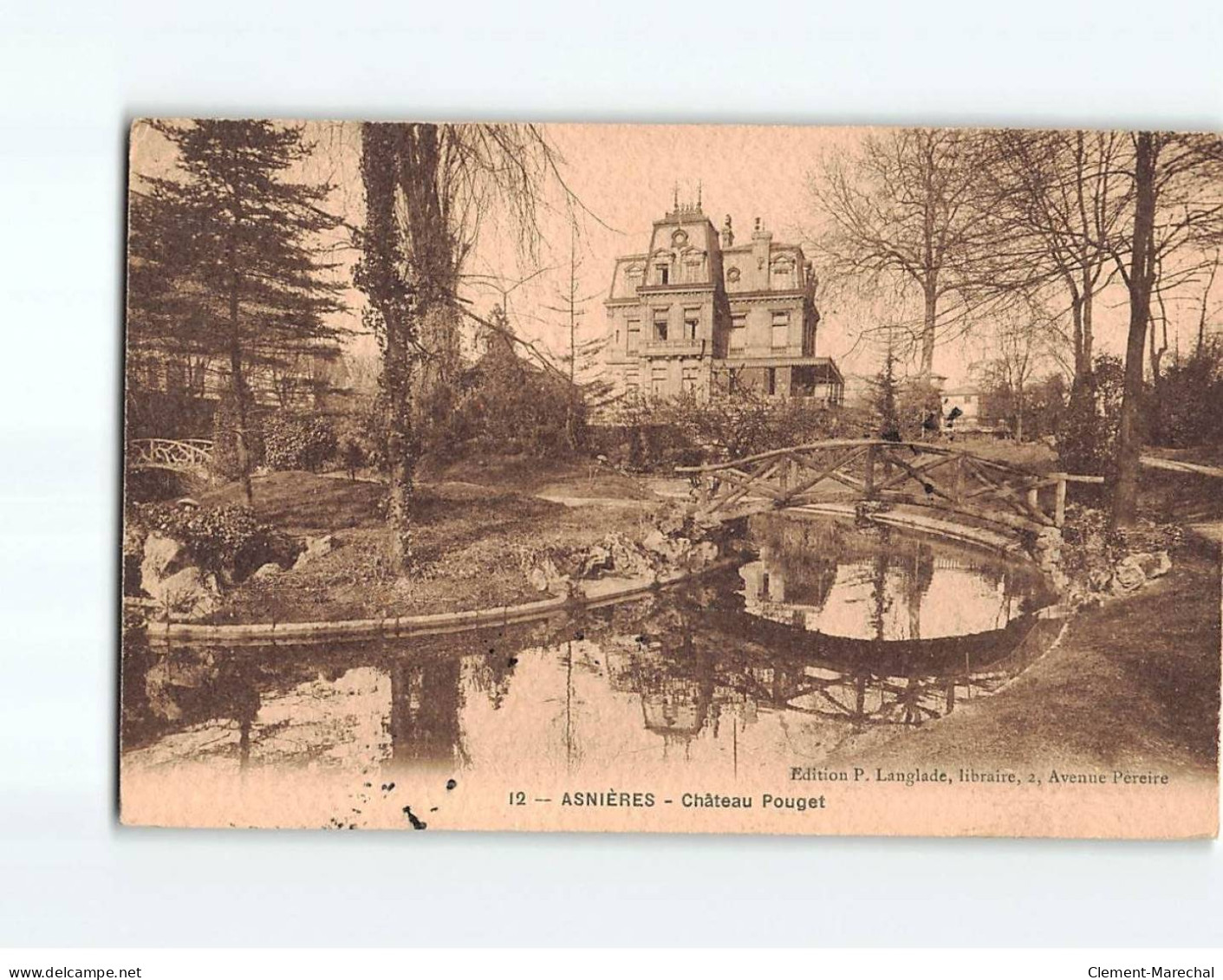 ASNIERES : Château Pouget - état - Asnieres Sur Seine