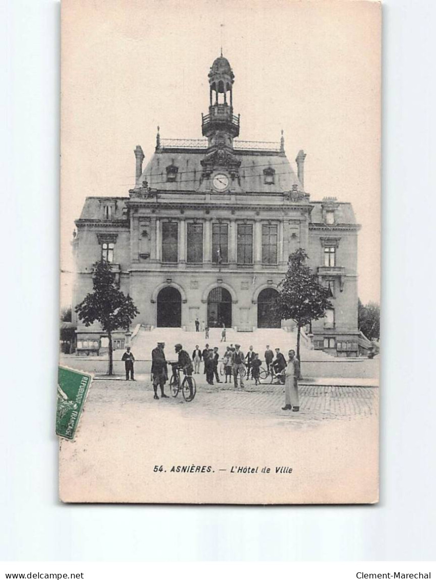 ASNIERES SUR SEINE : L'Hôtel De Ville - Très Bon état - Asnieres Sur Seine