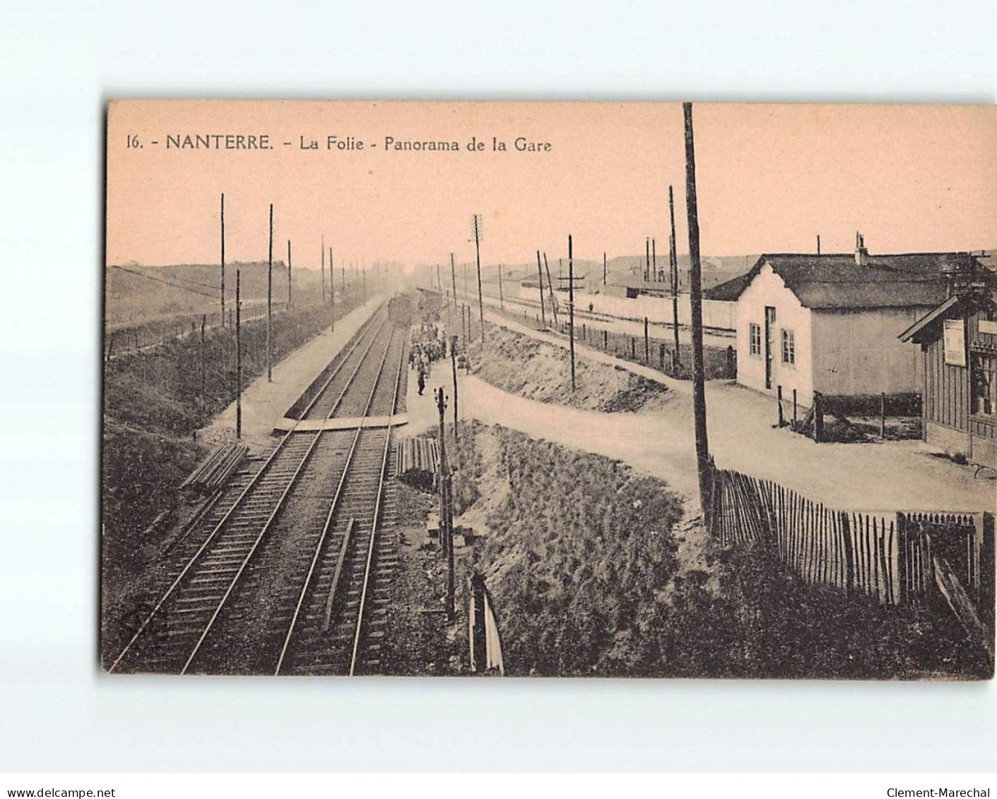 NANTERRE : La Folie, Panorama De La Gare - Très Bon état - Nanterre