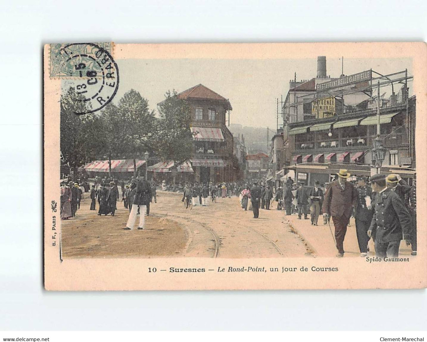 SURESNES : Le Rond Point, Un Jour De Courses - Très Bon état - Suresnes