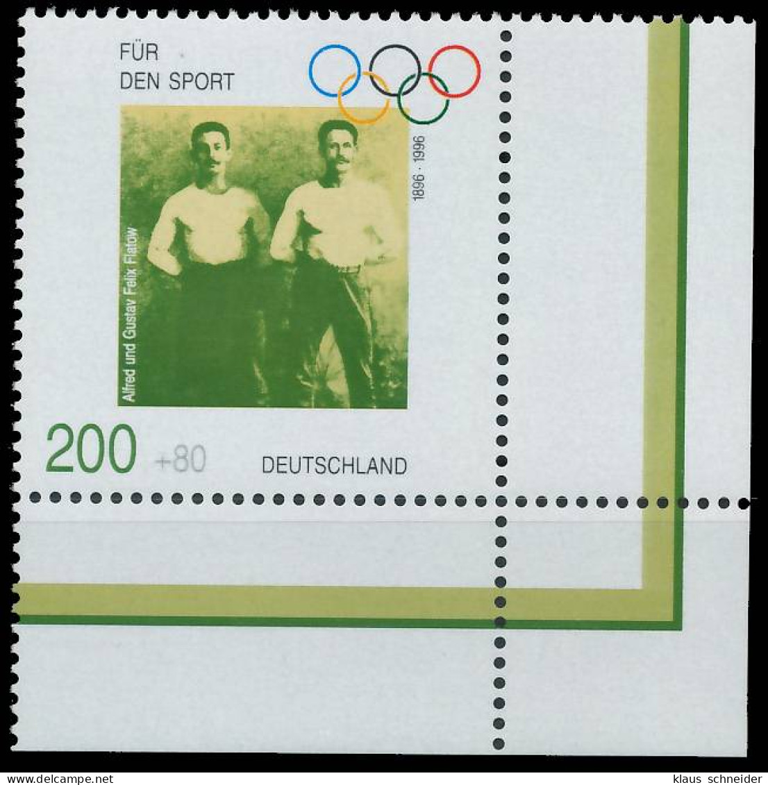 BRD BUND 1996 Nr 1864 Postfrisch ECKE-URE X5660D2 - Unused Stamps