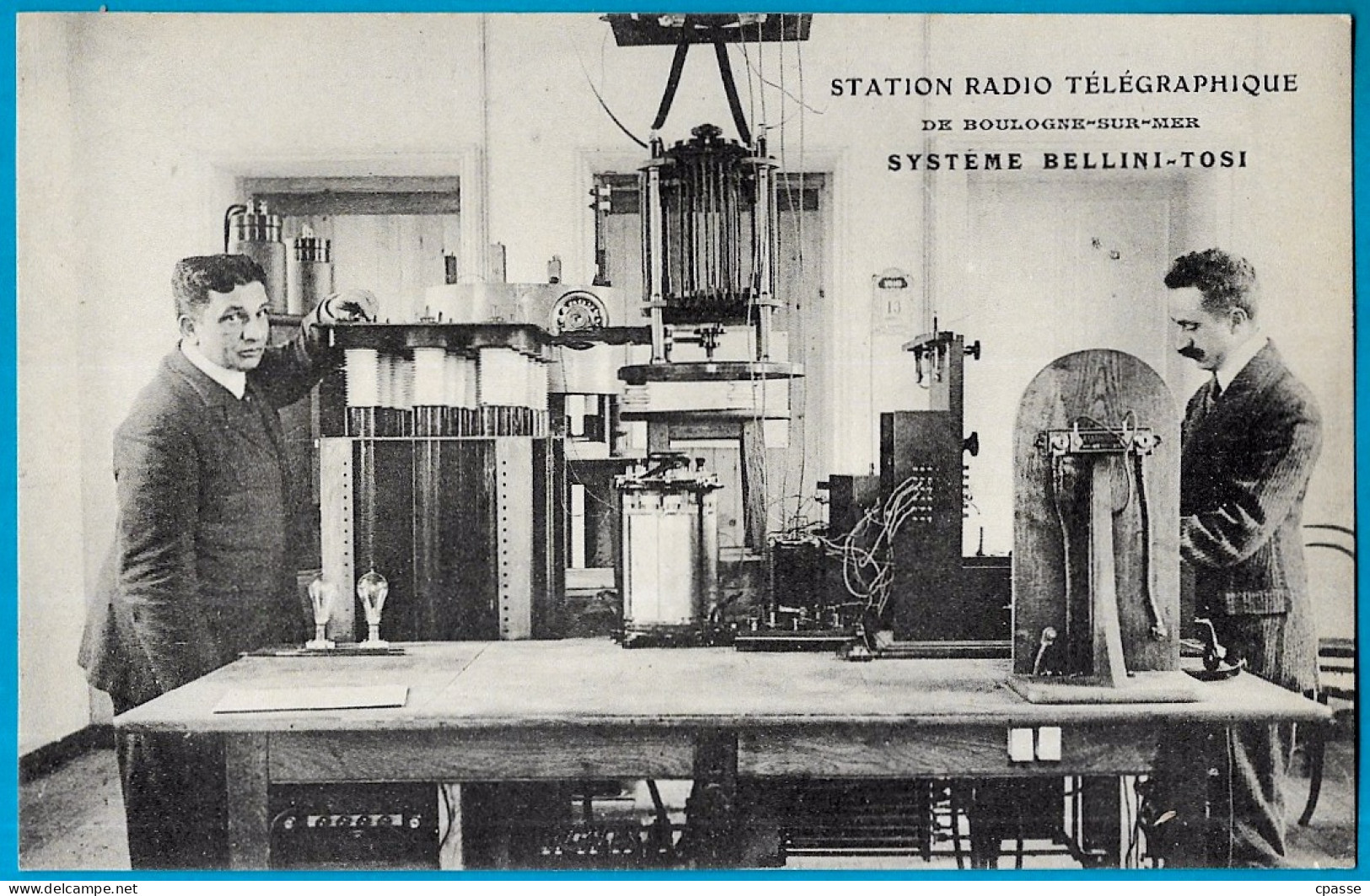 CPA 62 BOULOGNE-sur-MER - STATION RADIO TELEGRAPHIQUE Système BELLINI-TOSI ** Science Sciences - Boulogne Sur Mer