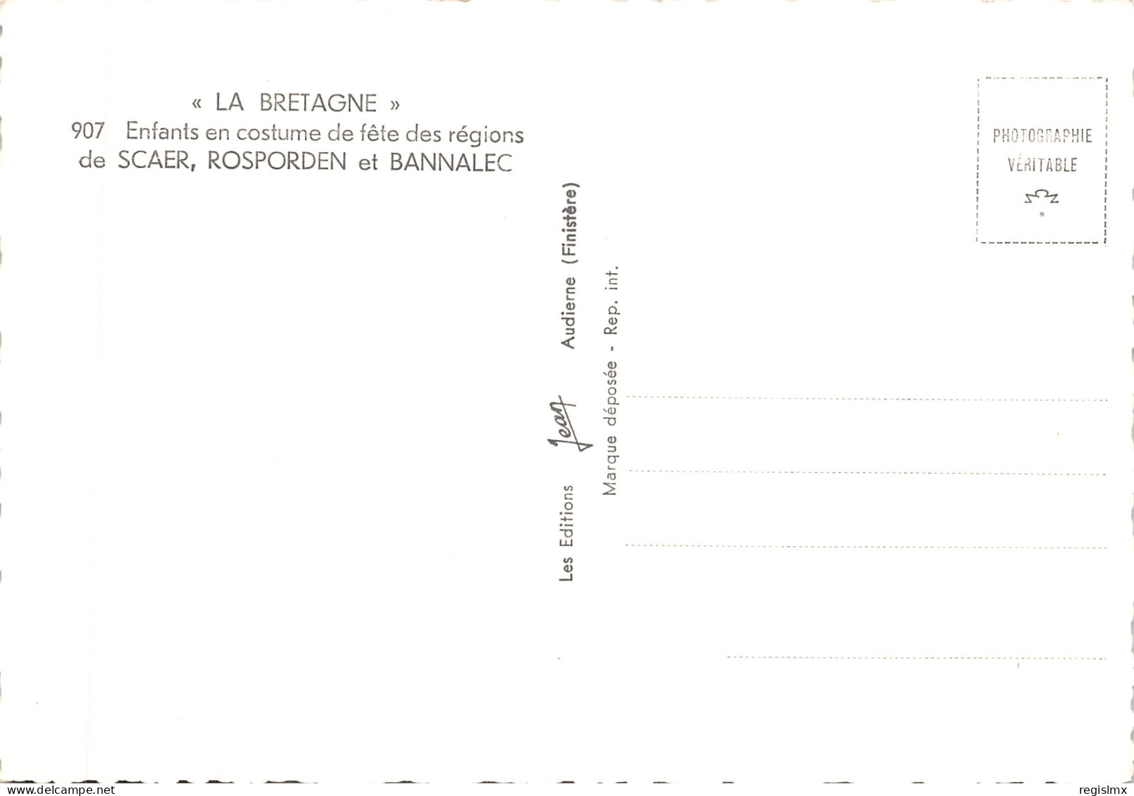 29-FOLKLORE BRETON-JEUNES BRETONS-N°T568-B/0113 - Otros & Sin Clasificación