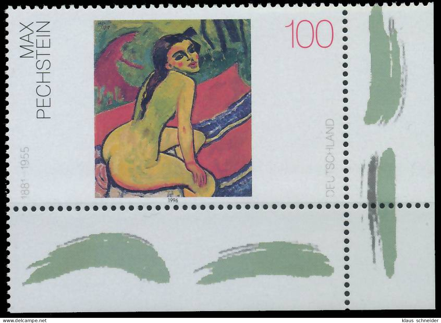 BRD BUND 1996 Nr 1843 Postfrisch ECKE-URE X56623E - Unused Stamps