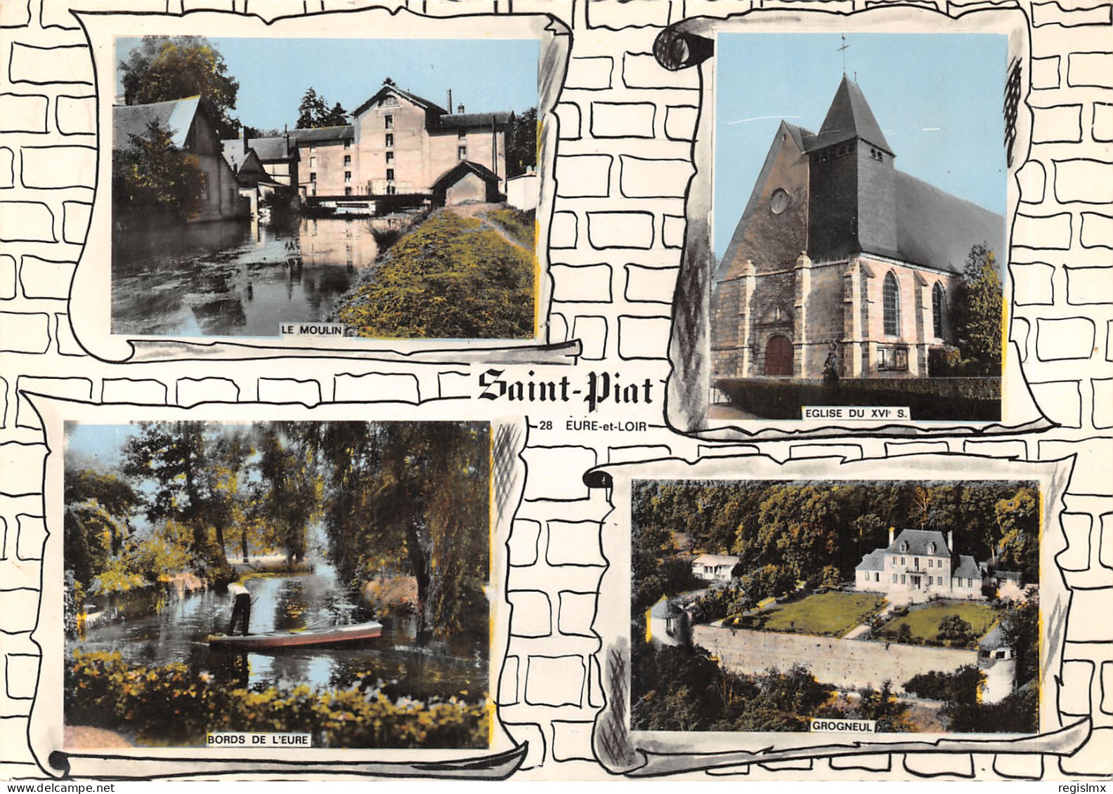 28-SAINT PIAT-N°T568-A/0057 - Other & Unclassified