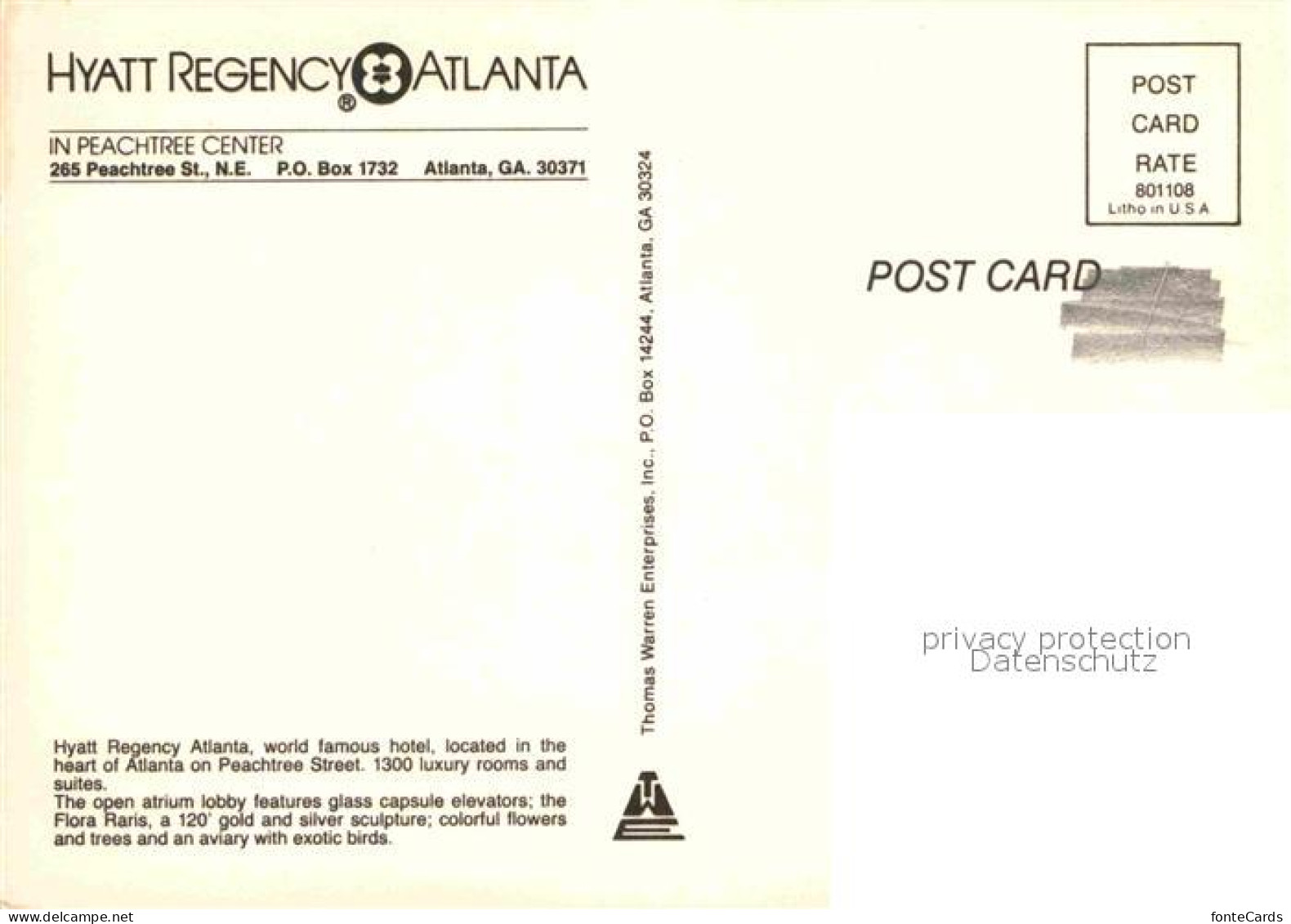 72650513 Atlanta_Georgia Hyatt Regency - Other & Unclassified