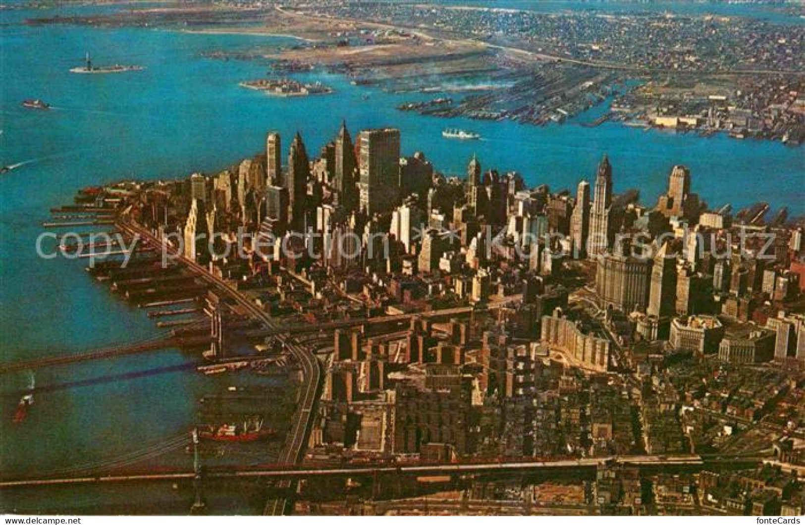 72649397 New_York_City Lower Manhattan Aerial View - Andere & Zonder Classificatie