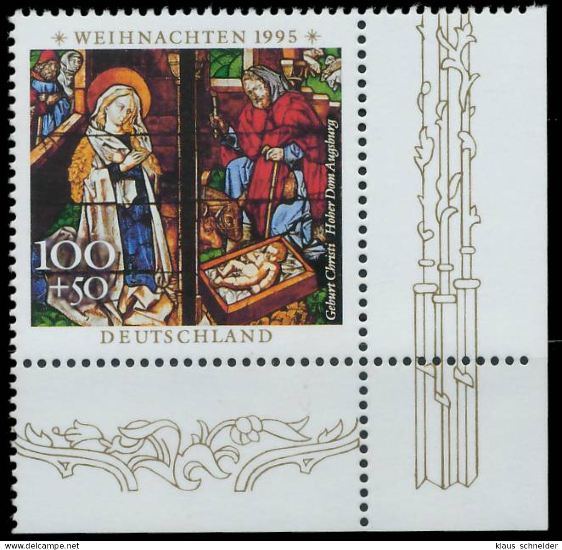 BRD BUND 1995 Nr 1832 Postfrisch ECKE-URE X56AB76 - Unused Stamps