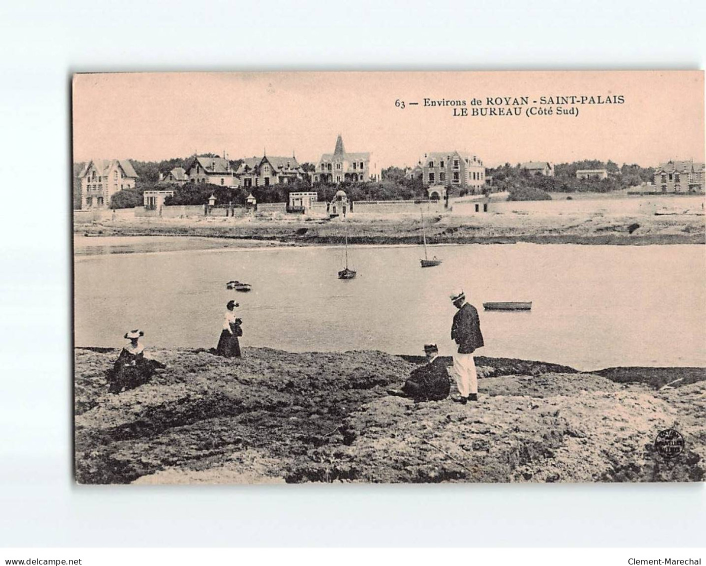 LE BUREAU : Vue De La Plage - Très Bon état - Saint-Palais-sur-Mer