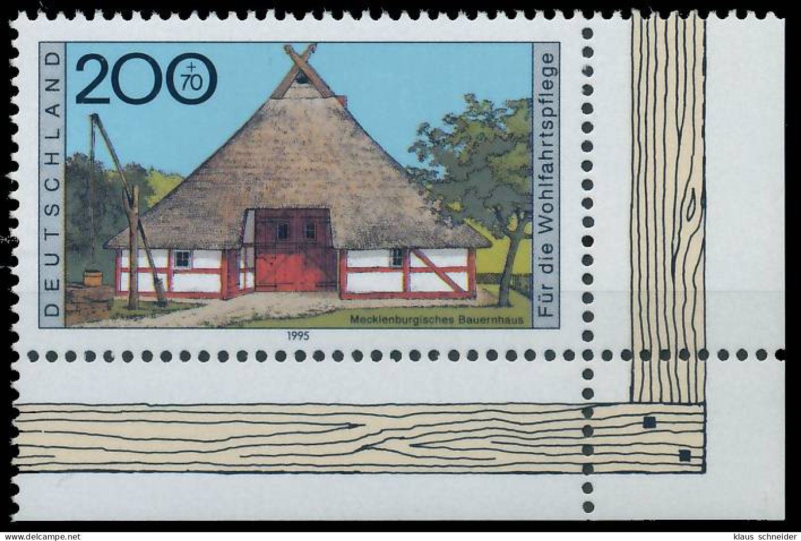 BRD BUND 1995 Nr 1823 Postfrisch ECKE-URE X56ACD2 - Unused Stamps