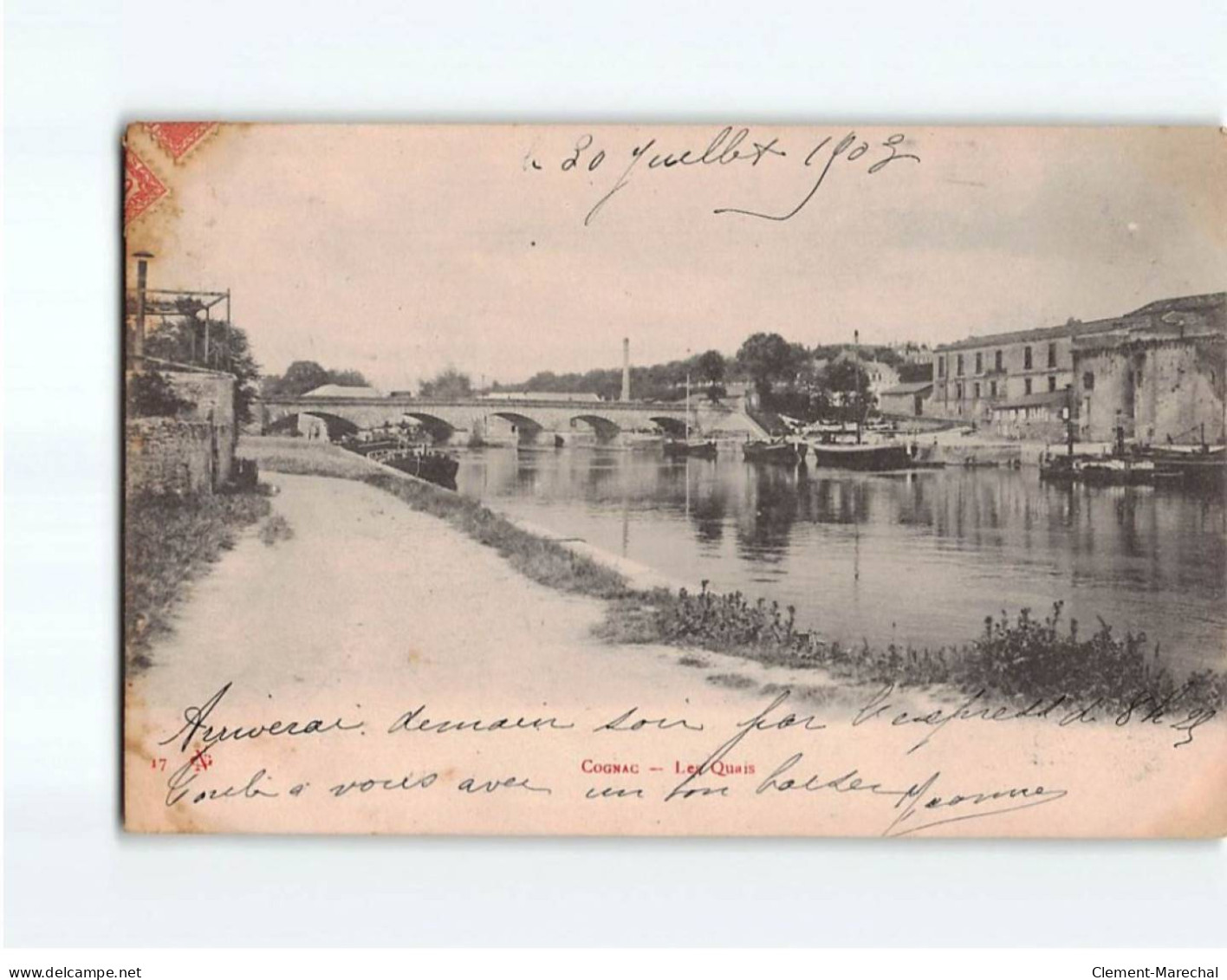 COGNAC : Les Quais - Très Bon état - Cognac