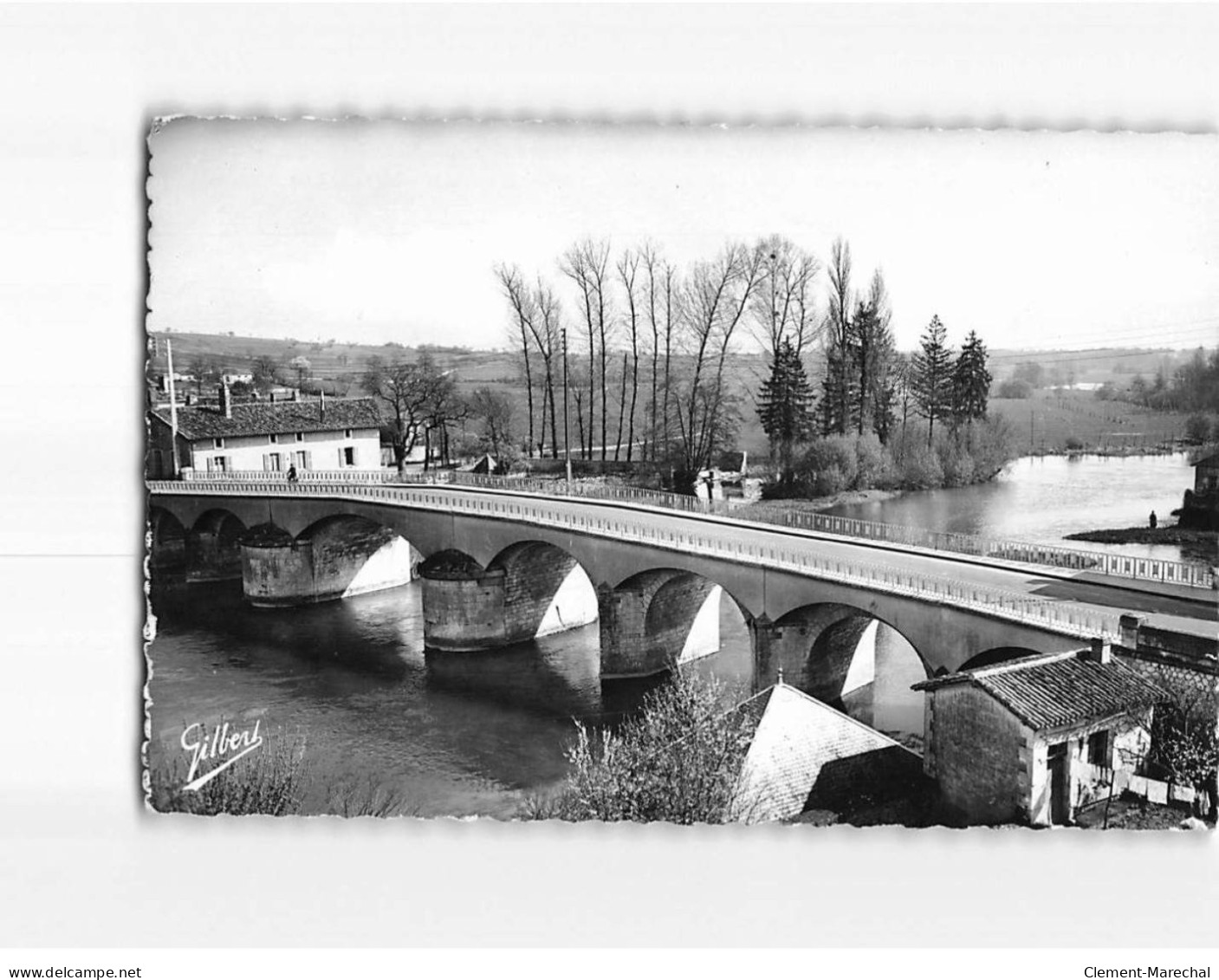 MANSLE : Le Pont Sur La Charente - Très Bon état - Mansle