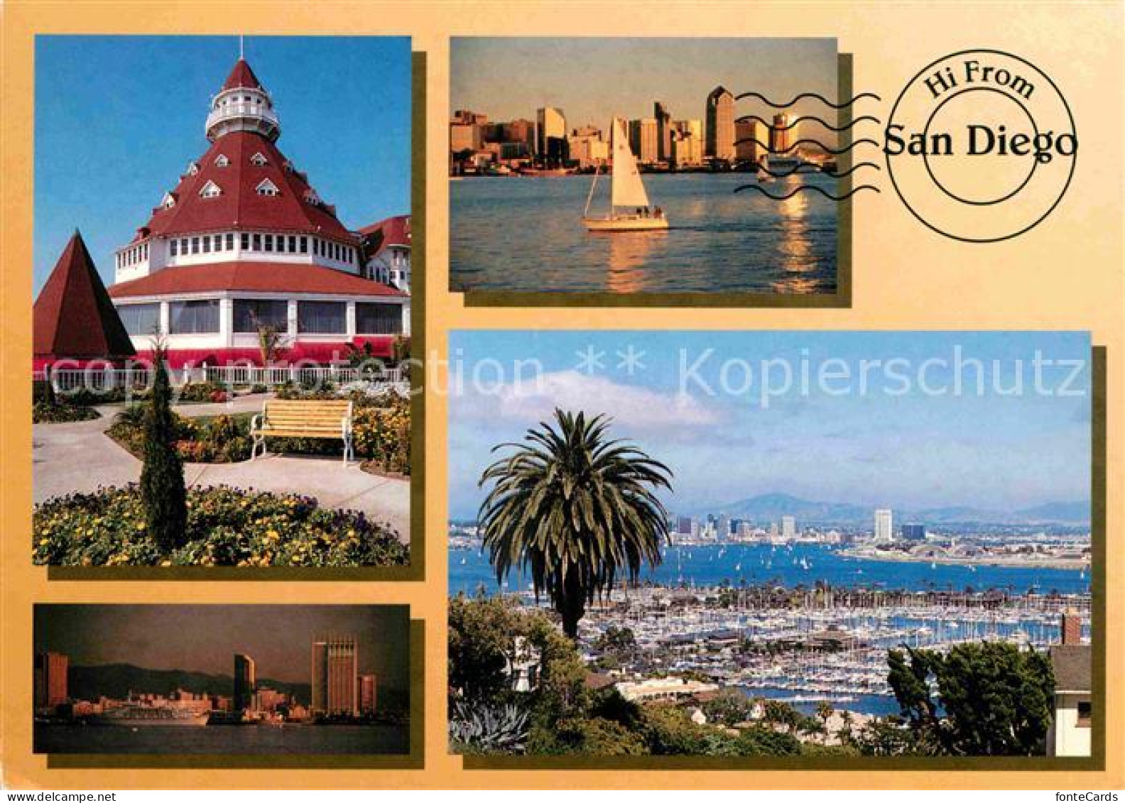 72648990 San_Diego_California Teilansichten - Andere & Zonder Classificatie