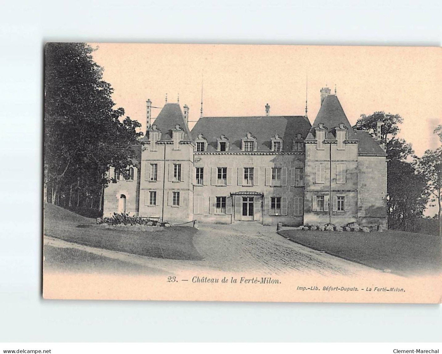 LA FERTE MILON : Le Château - Très Bon état - Autres & Non Classés