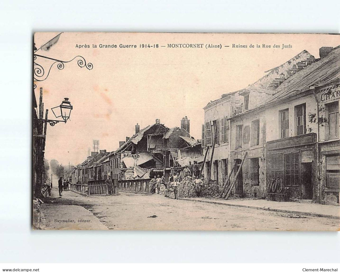 MONTCORNET : Les Ruines De La Rue Des Juifs - Très Bon état - Altri & Non Classificati