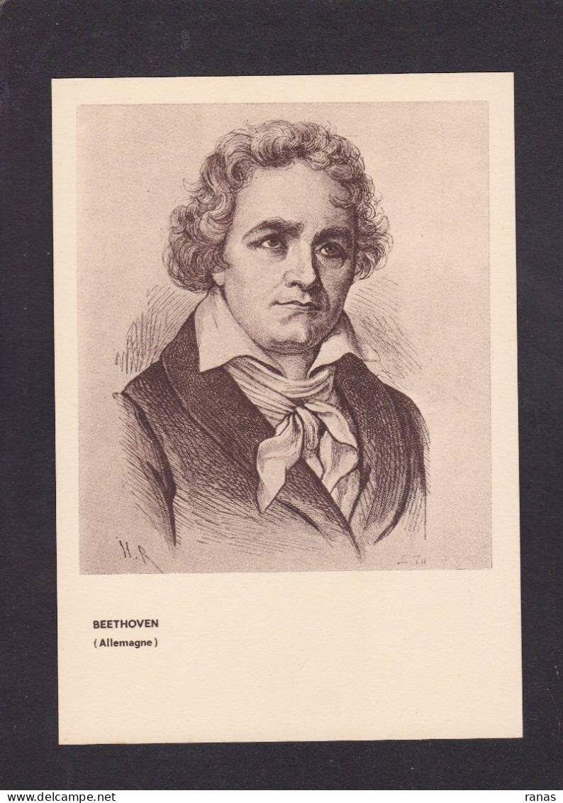 CPSM Beethoven Musique Musicien Non Circulée - Musique Et Musiciens