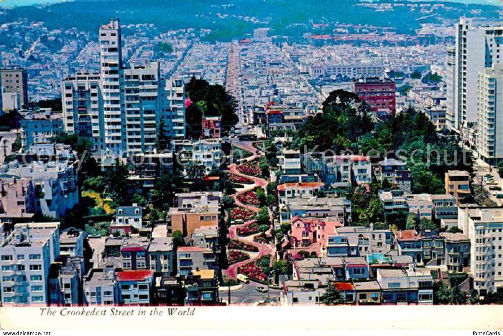 72648897 San_Francisco_California Fliegeraufnahme Mit Lombard-Street - Andere & Zonder Classificatie