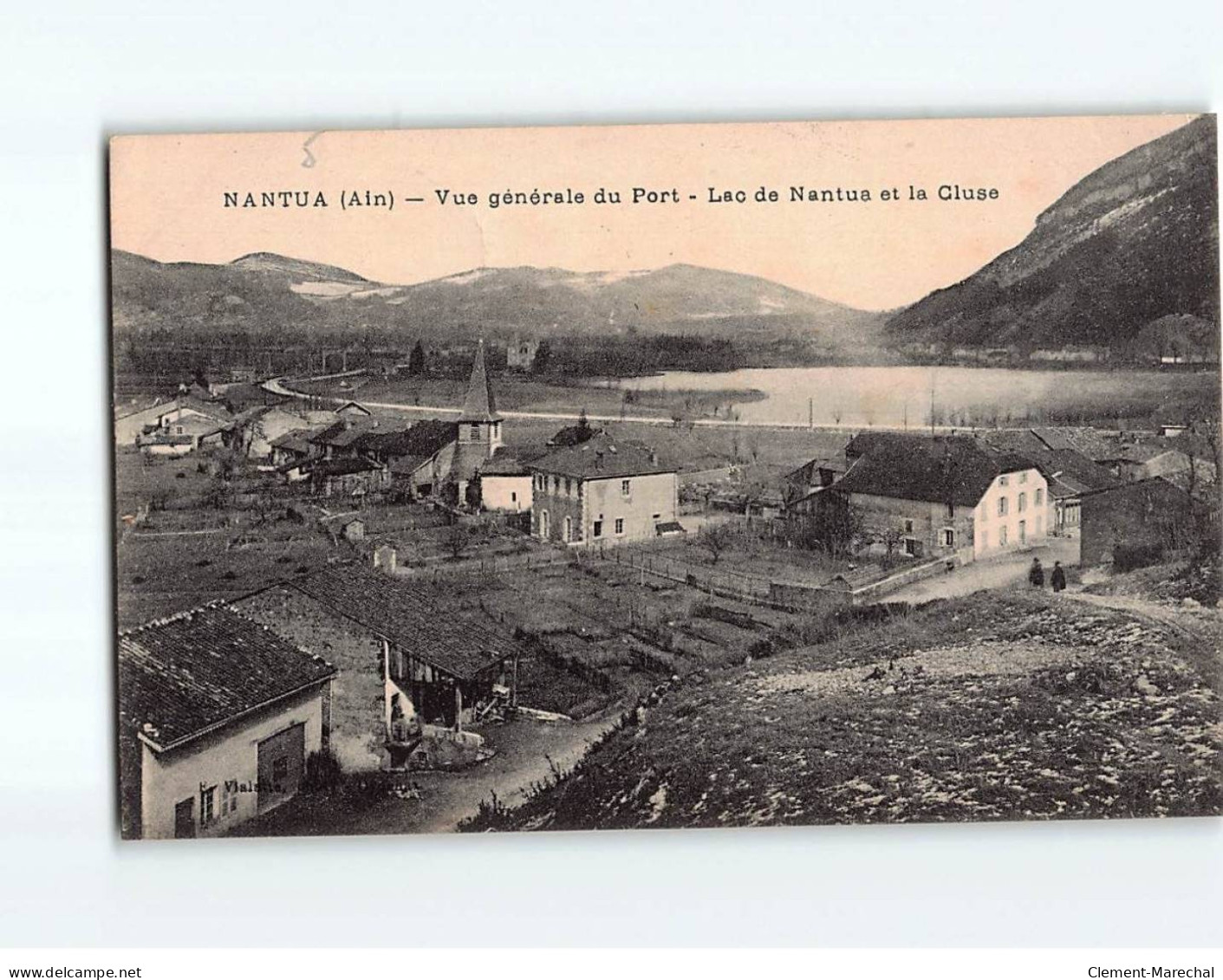 NANTUA : Vue Générale Du Port, Lac De Nantua Et La Cluse - Très Bon état - Nantua