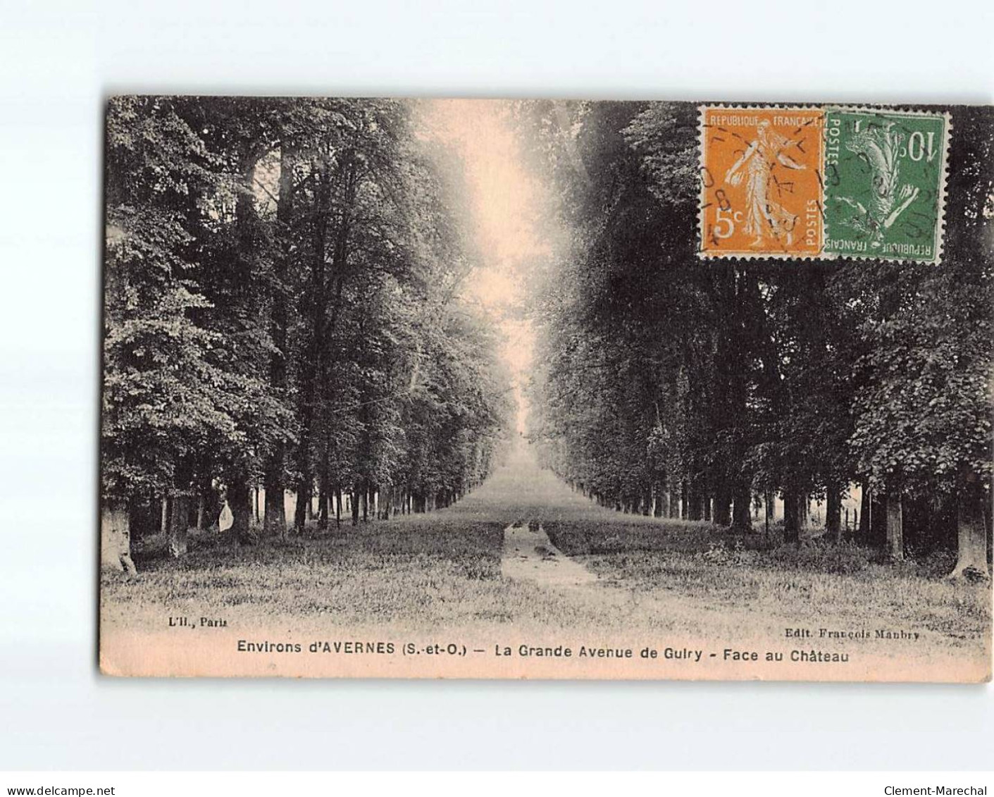 La Grande Avenue De Gulry, Face Au Château - état - Other & Unclassified