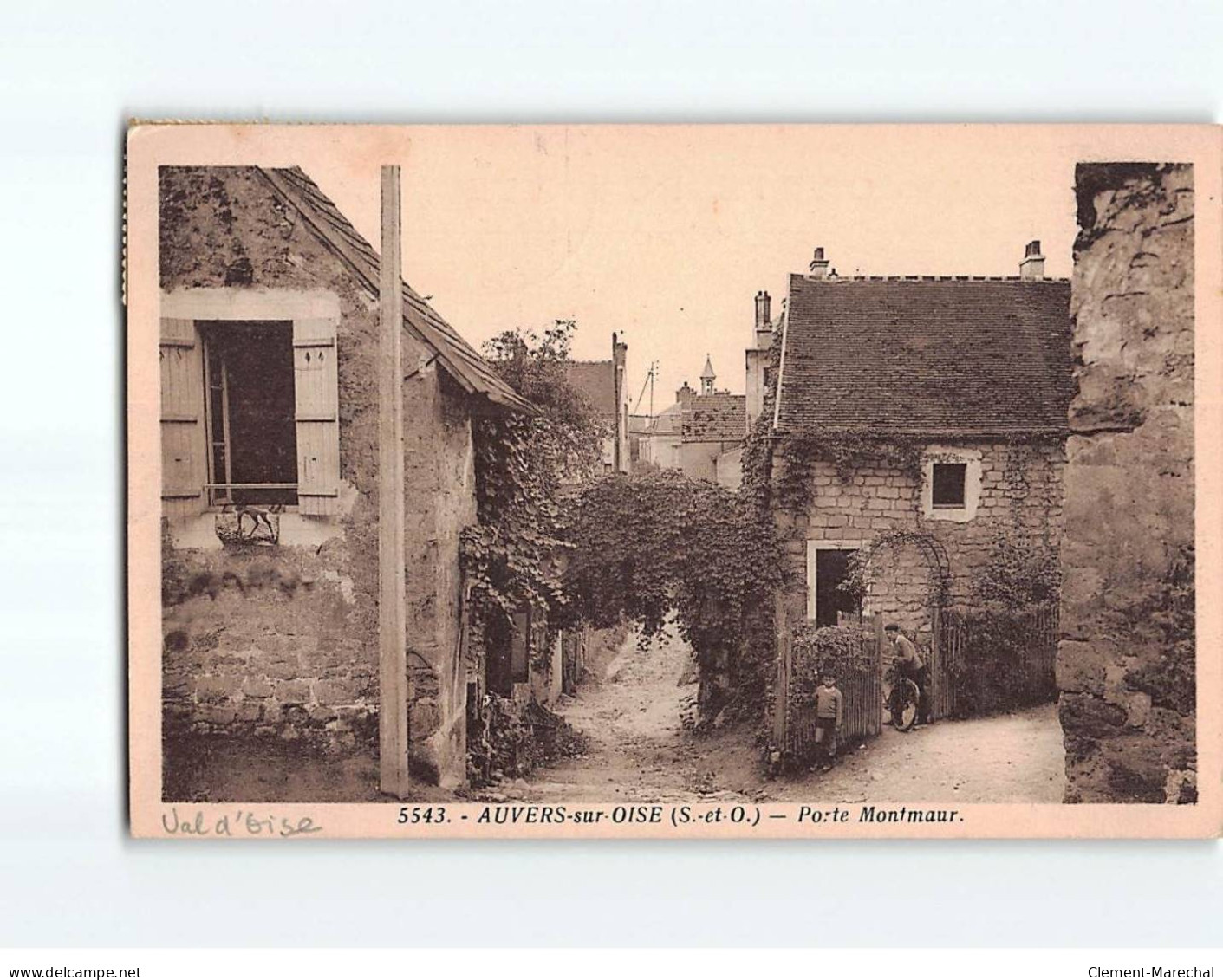 AUVERS SUR OISE : Porte Montmaur - Très Bon état - Auvers Sur Oise