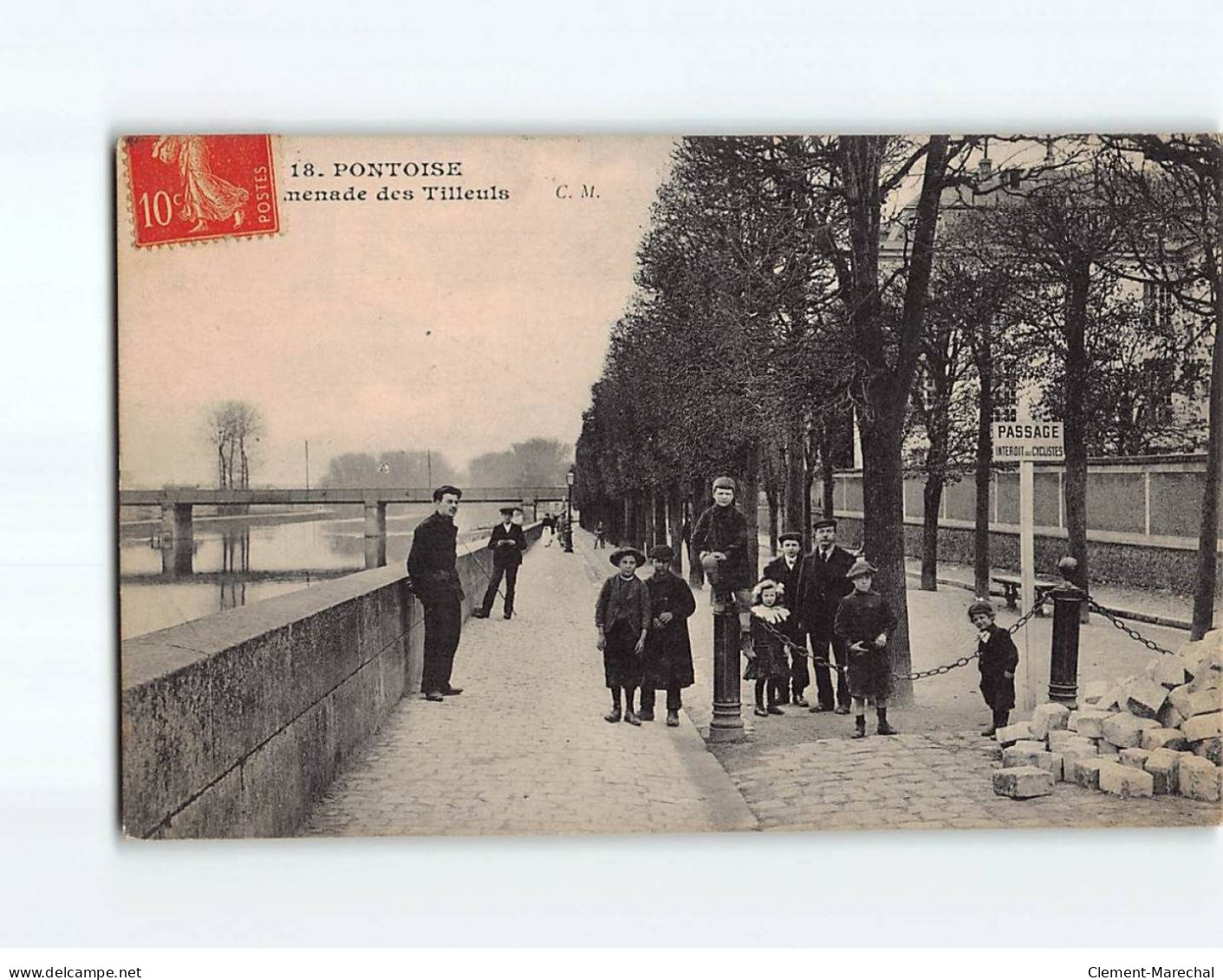 PONTOISE : Promenade Des Tilleuls - état - Pontoise