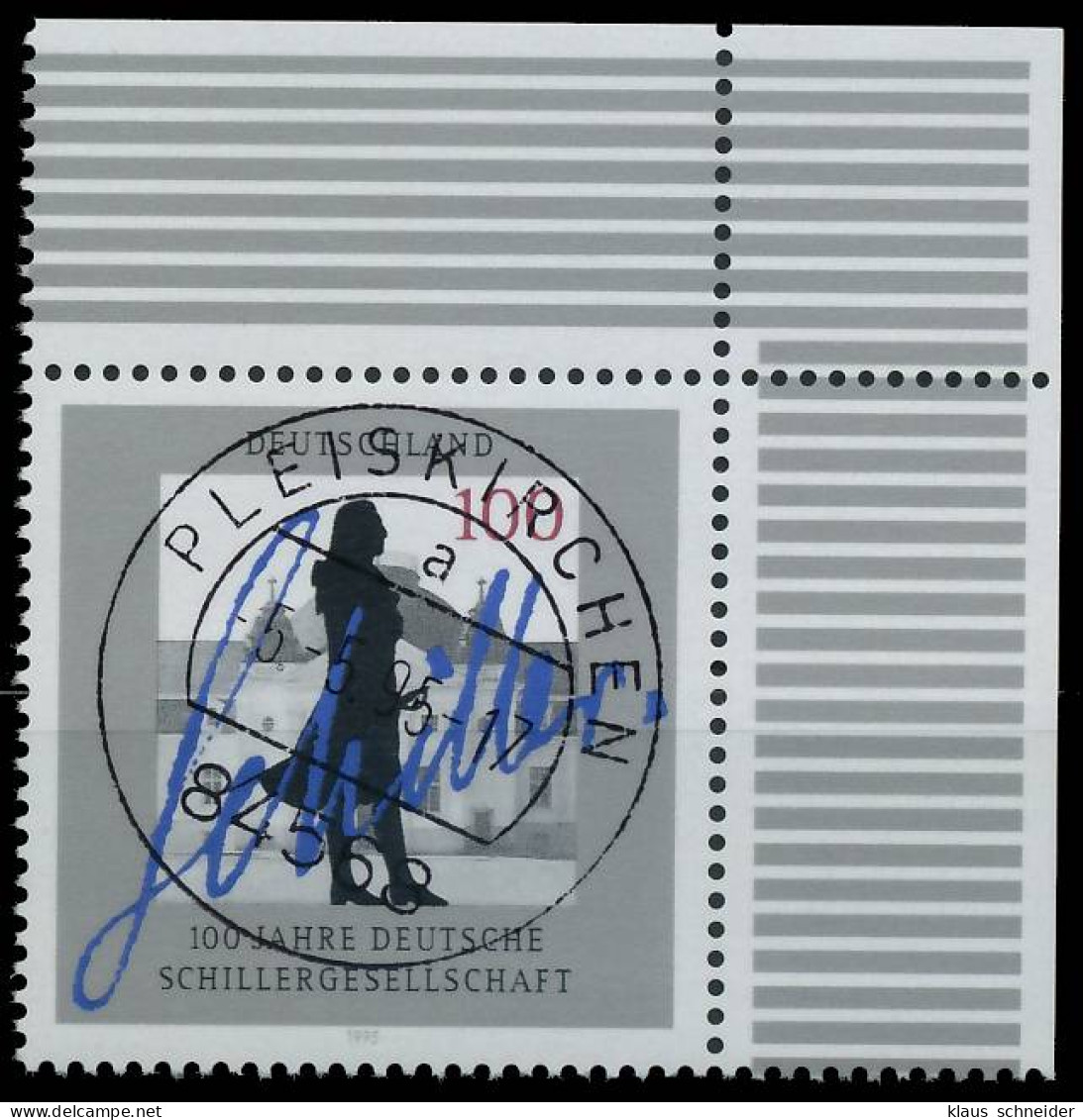 BRD BUND 1995 Nr 1792 Zentrisch Gestempelt ECKE-ORE X56AFAA - Used Stamps