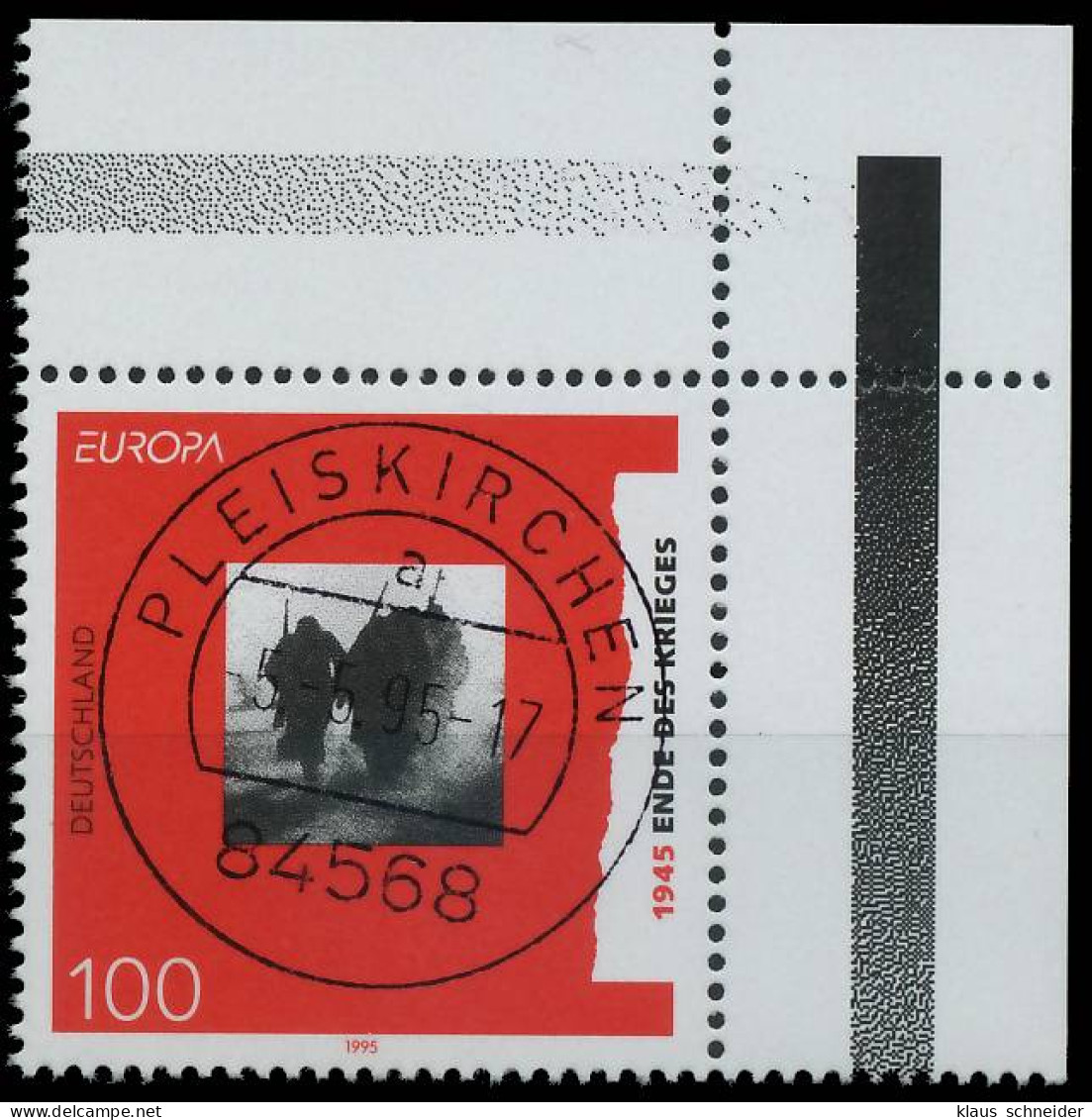 BRD BUND 1995 Nr 1790 Zentrisch Gestempelt ECKE-ORE X56B036 - Used Stamps