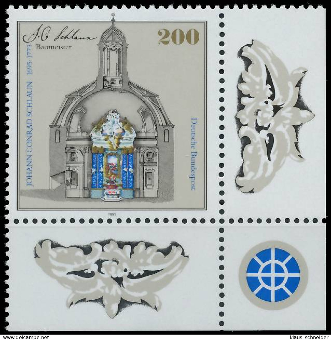 BRD BUND 1995 Nr 1787 Postfrisch ECKE-URE X56B076 - Unused Stamps