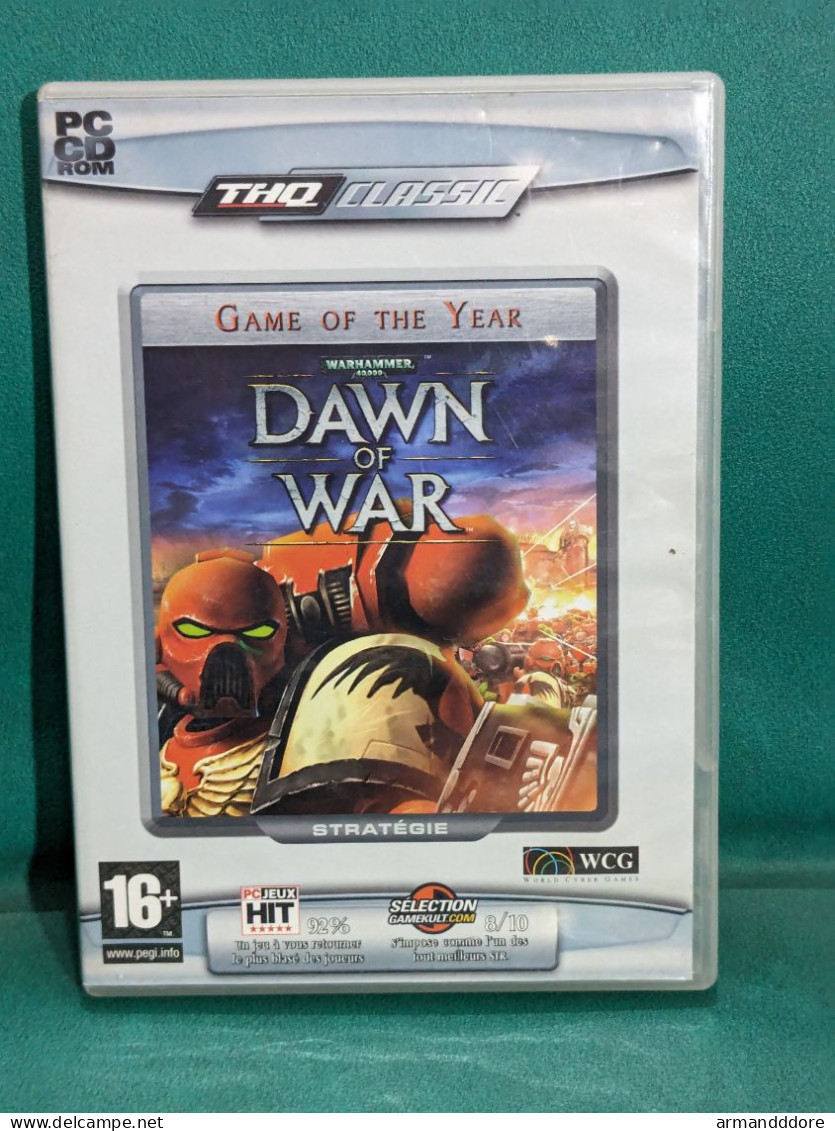 Jeu PC Warhammer 40000 Dawn Of War Strategie Cd Rom Bon Etat Envois Soigne En Lettre Suivie - Jeux PC